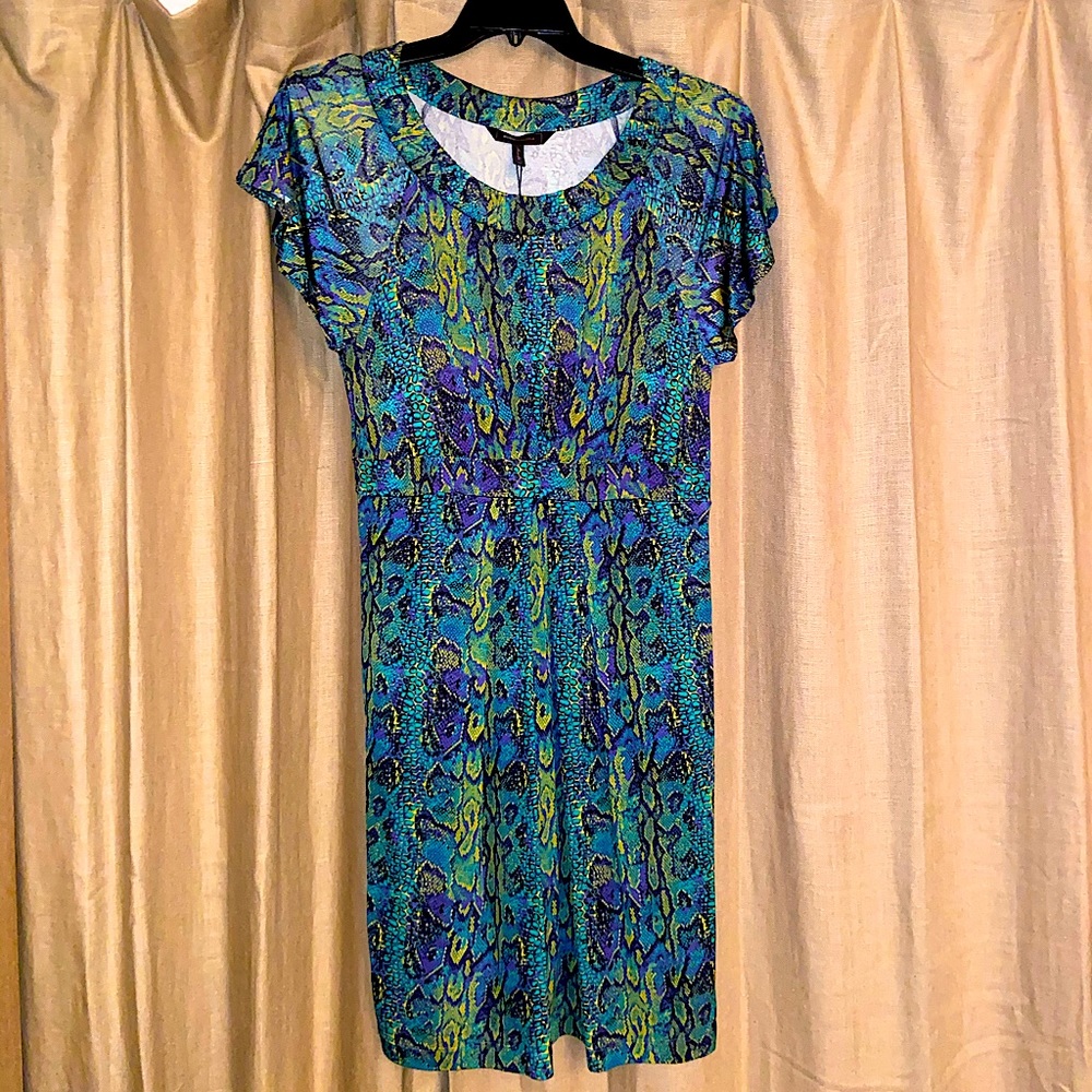 Brand New BCBG Maxazria Snake Print Dress Medium